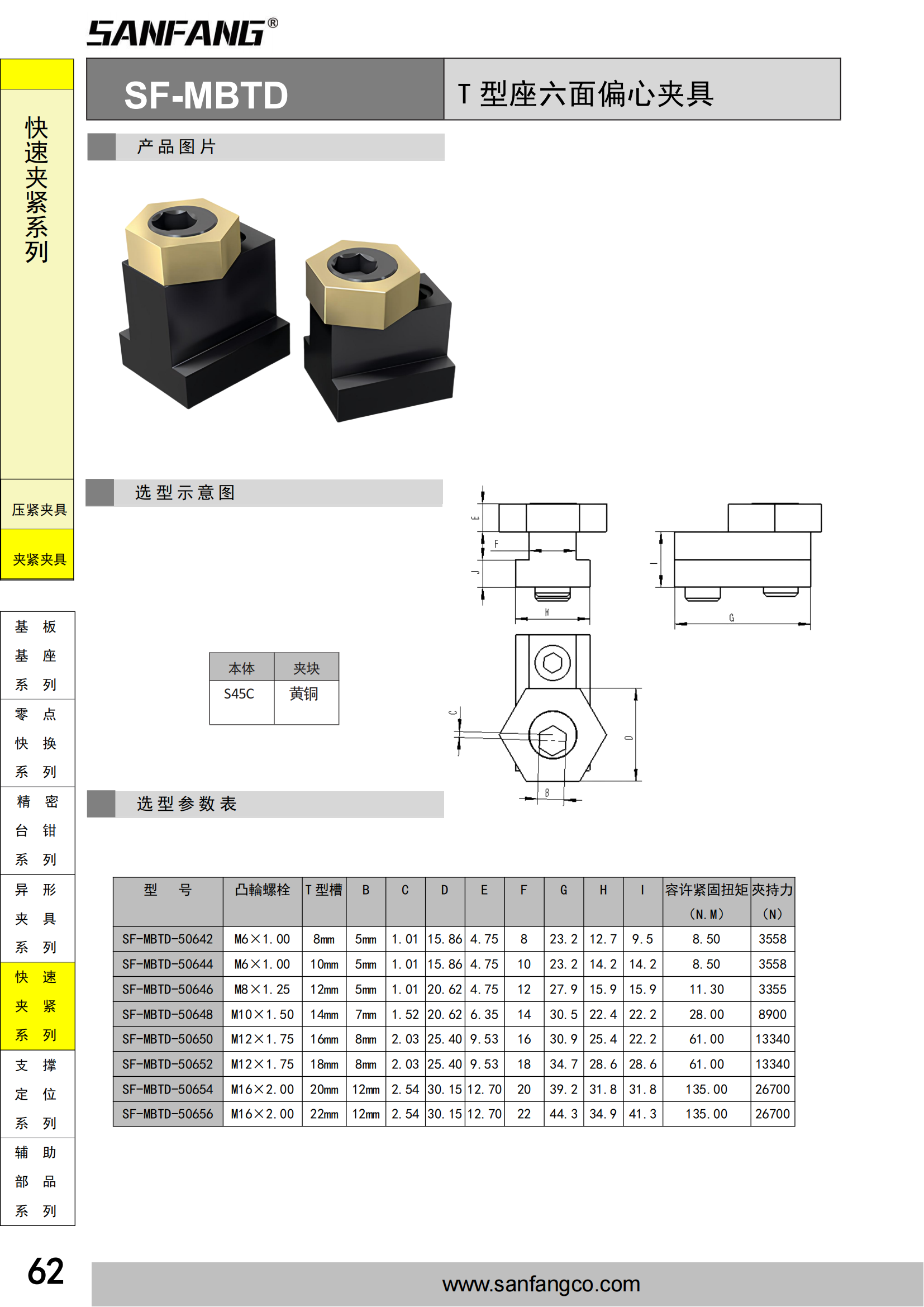 T座六面偏心夹具