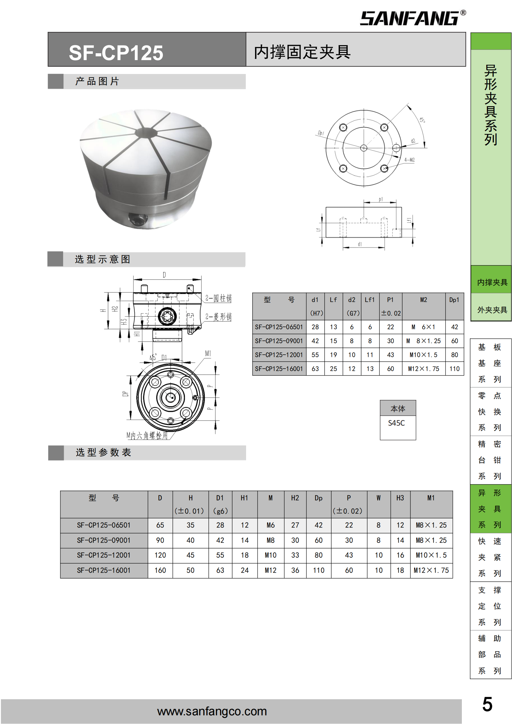 内撑固定夹具
